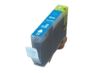 Compatible Canon CLI-521C Cyan Ink Cartridge, Page Yield 446 pages at 5% coverage